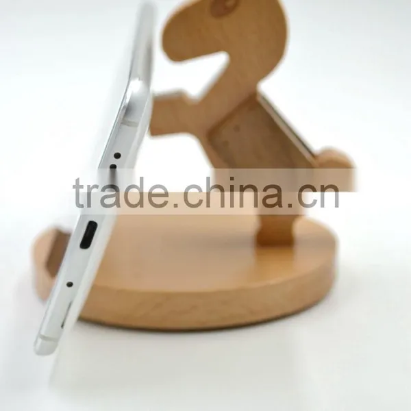 Beech Wood Phone Holder,high Quality Wooden Holder photo-3