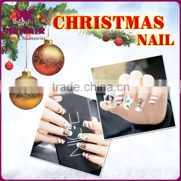 NEWAIR Popular Full Cover Christmas Free Fake Nails photo-3