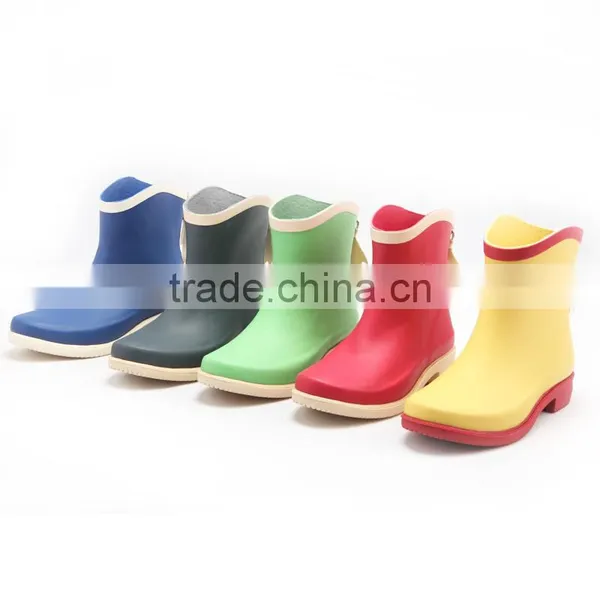 Ladies Fashion Rubber Rain Boot photo-4
