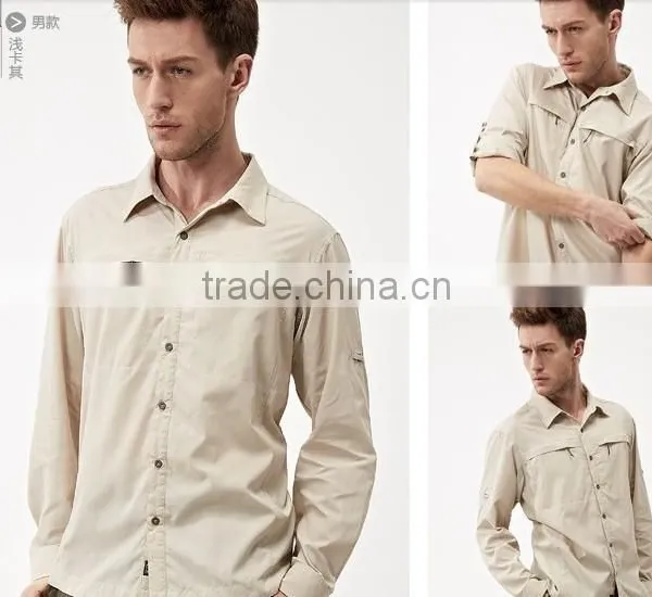 2017 Cheap Price and High Quality Summer UV Protection Outdoor Hiking Camping Long Sleeve Shirt Quick Dry Men Fishing Shirt photo-2