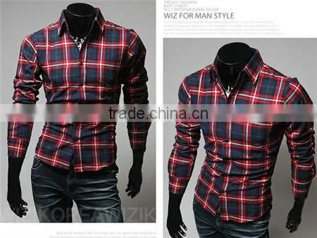Mens Plaids/checks Classic Shirts 16 Colors Stock Hot Sale Man Shirts photo-3