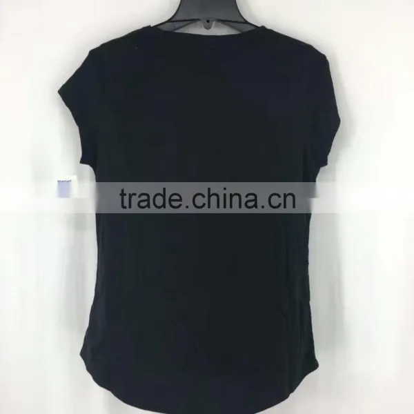 Women Cotton Lace T-shirt Stock Lot photo-4