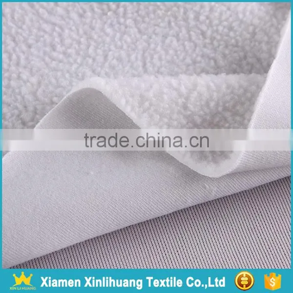 Factory Direct Wholesale 100 Polyester Sherpa Lining Fabric photo-3