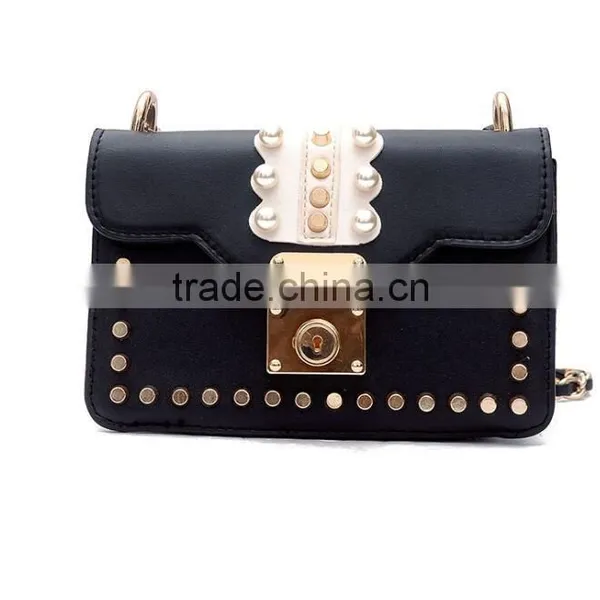 Zm50329b 2017 Europe Fashion Lady Crossbody Bag Rivet Renovate Single Shoulder Women Handbag photo-2