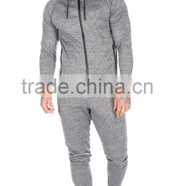 100% Cotton Zipper Tracktsuit Fitted Tracksuit Slim Fit Sweatpants photo-5