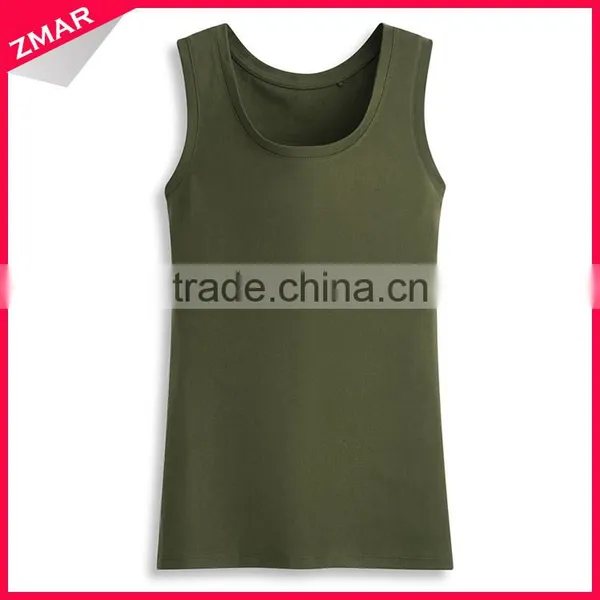 Bulk Latest Design Ladies Fitness 100 Cotton Wholesale Stringer Tank Top Women