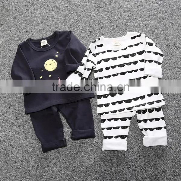S15884A High Quality Children Organic Cotton Pajamas Sleepwear photo-6