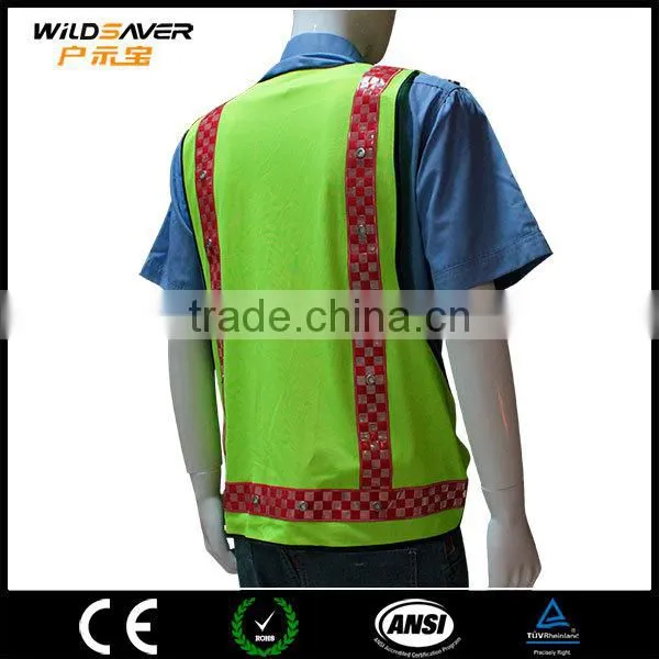 LED Clothing Sports Jersey Police Work Security Uniform photo-5