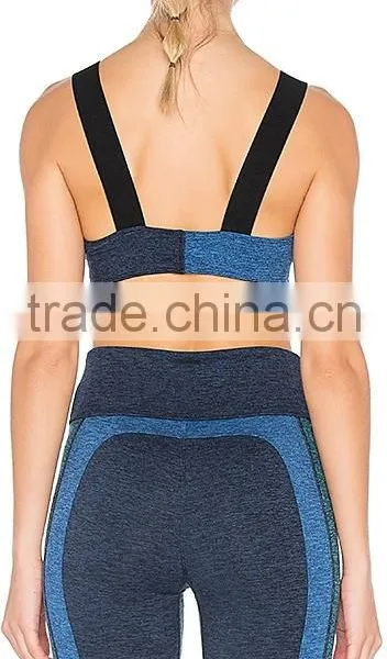 Womens Yoga Wear Girl Sport Seamless Bra Set Young Girl Hot Sex Womens Hot Sexy Sport Bra Set photo-3