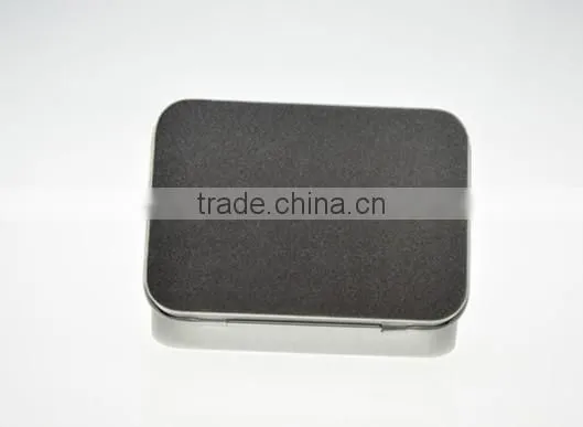 R1846H Manufacturer Wholesale Rectangle Mini Tin Can for U Disk Lighter Packing Box photo-2