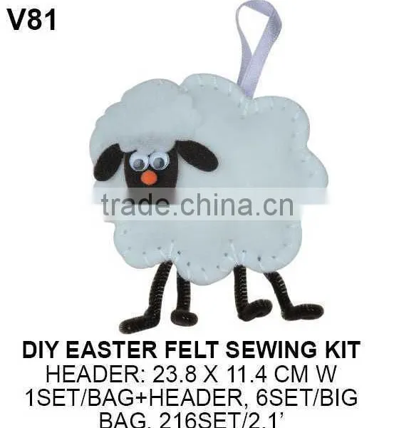 EASTER Sewing Kit Handmade Felt Needle photo-2