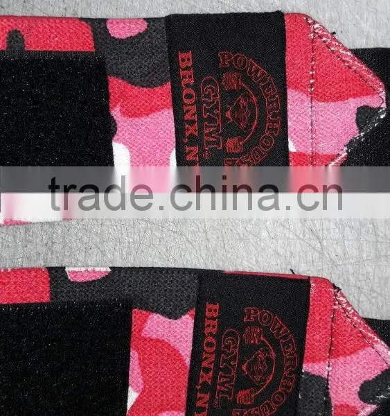 Custom Camo Printed Crossfit Fitness Wrist Wraps With Customized Logo photo-4