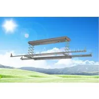 Electrical Clothes Airer/Electrical Clothes Hanger/Adjustable Height Clothes Drying Rack, Aluminum, Automatic,remote Control photo-3