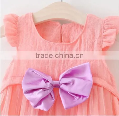 Summer Girls Dress Fashion Style Kids Dress Flowers Print for Baby Dress Girls photo-6