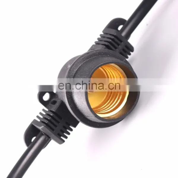 Copper Wire String Lights for Christmas Street Decoration With Colorful Bulbs photo-4