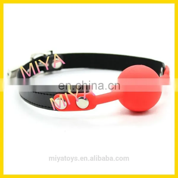 Fantasy Sex Toy Locking Solid Silicone Rubber Ball Gags, Sex Toys in Dubai Vagina