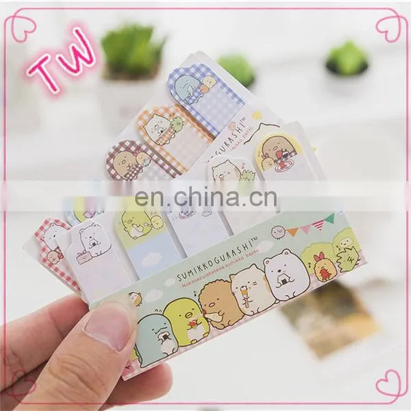 Low Price Wholesale China Market Creative Stationery High Quality Cute Animal Shaped Sticky Notes Memo Pad in Different Sizes