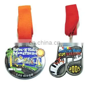 Cheap Wholesale Zinc Alloy Custom Award Medal With Ribbon Factory Direct Made Quality Bronze Profession Medal Award Supplier photo-3