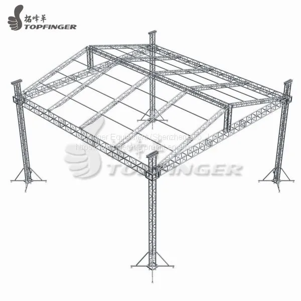 Cheap Price Used Easy Mini Moving Trade Show Booth Aluminum Aluminium Stage Square Box Backdrop Truss Display System photo-2