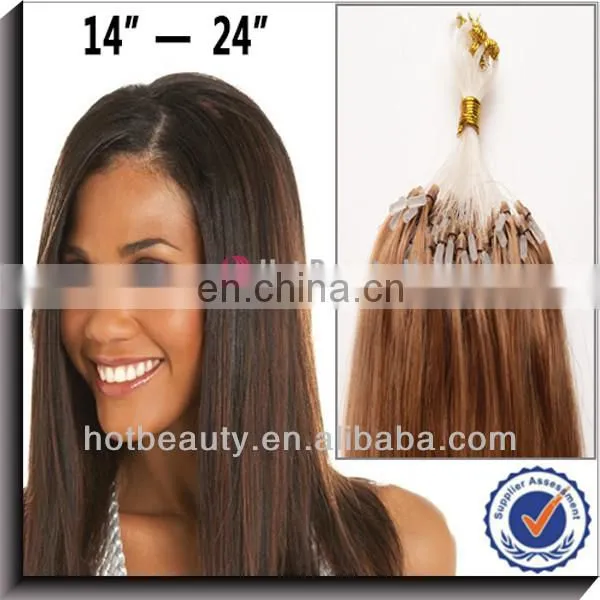 Cheap Malaysian Micro Bead Human Hair Extensions