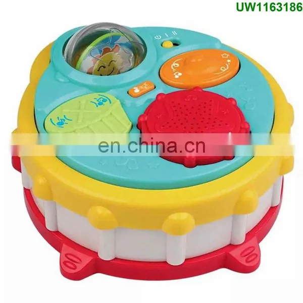 Baby Toy Drum, Musical Learning Drum With Flashing LED Lights Electronic Education Toys for Toddlers Early Development photo-5
