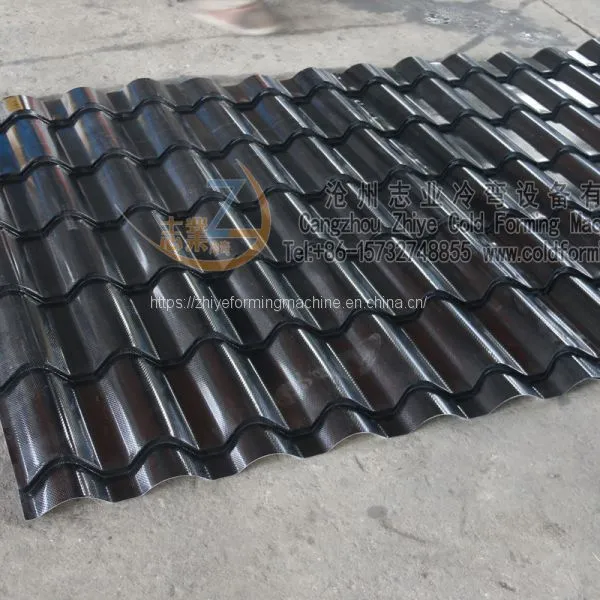 CE Standard Colored Steel Glazed Tile Forming Lines Botou photo-4