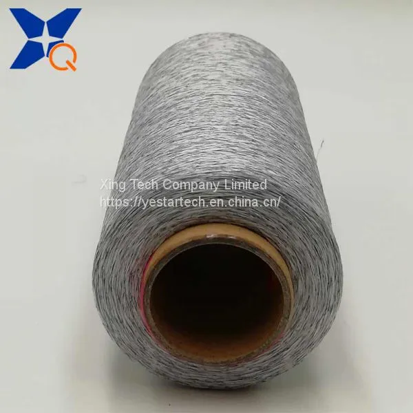 Black Carbon Inside Conductive Filaments 40D Intermingling With White Polyester DTY 150D Dyeable Touchscreen Gloves Winter-XTAA037 photo-3