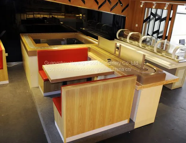 Sushi Bar Conveyor Belt Sushi Conveyor Belt System - Supplier: Michaeldeng@gdyuyang.com photo-4