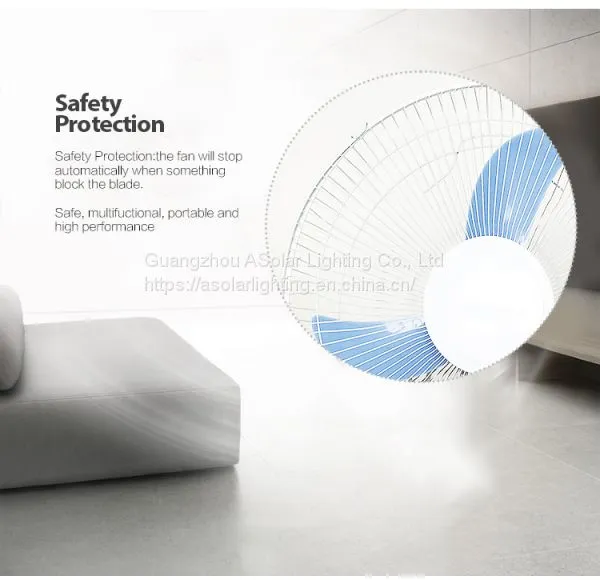 New Design Rechargeable Electrical Powered 12v dc Stand Solor Power Cooling Mini Fan photo-5