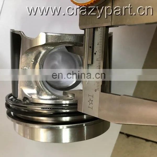 Excavator Piston With Pin Ring D6E Engine Piston photo-3
