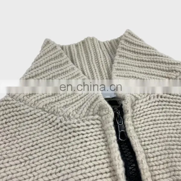 DiZNEW China Factory Wholesale Fashion Fall Cardigan Sweater Mens photo-2