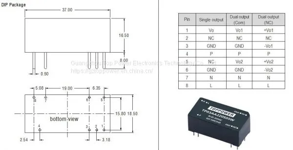 230v ac 24v Converter 3KV Isolation Wide Input AC/DC Converters Board Mount Encapsulated Power Supply photo-2