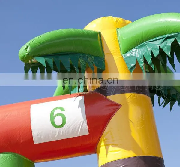 Jungle Theme Inflatable Horse Eerby Running Race Track Games For Events photo-6