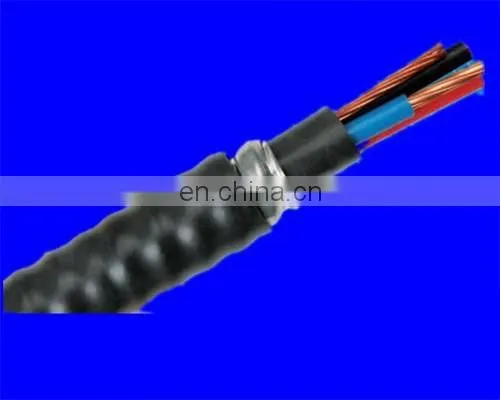 Standard Copper Conductor 14/4 Metal Clad Cable Aluminum Armor Solid MC Wire photo-5