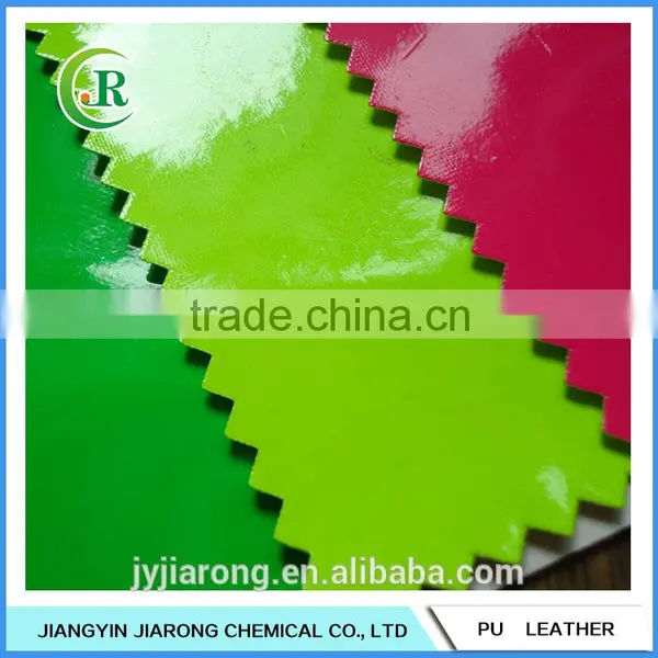 Patent Surface PU Shoe Leather Price Per Meter photo-3