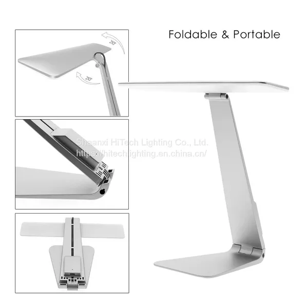 Foldable Reading Lamp LED USB Book Light Ultra Thin Flexible Desk Light With 3 Brightness Levels photo-5