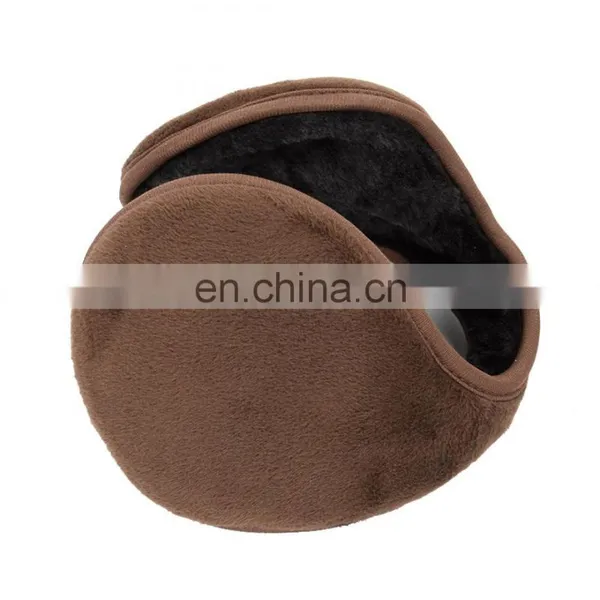 Customized Winter Warm Protector Earmuff Plush Soft Ear Cover Earmuffs Unisex Comfortable Soft Polar Fleece Fashion Ear Muffs photo-3