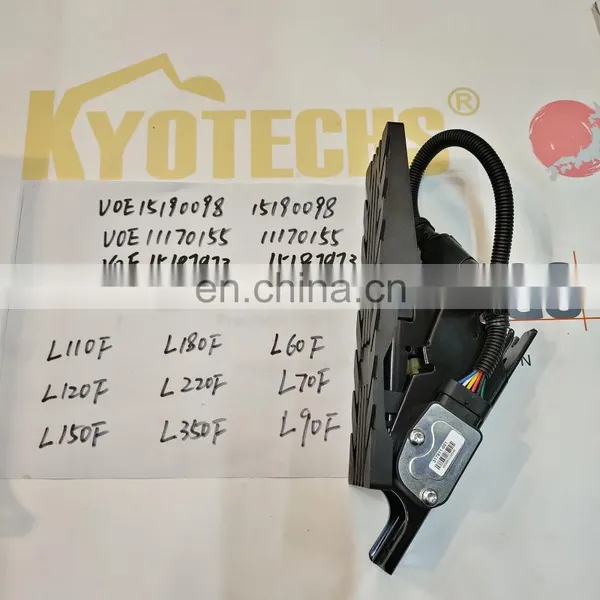 Excavator Parts VOE15190098 VOE11170155 VOE15187973 ACCELERATOR PEDAL L110F L180F L60F L120F L220F L70F L150F L350F L90F photo-2