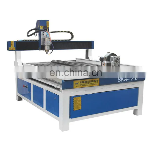 Senke Popular Medium Size 1218 4 Axis Cutting MDF Engraving Wood CNC Machine photo-2
