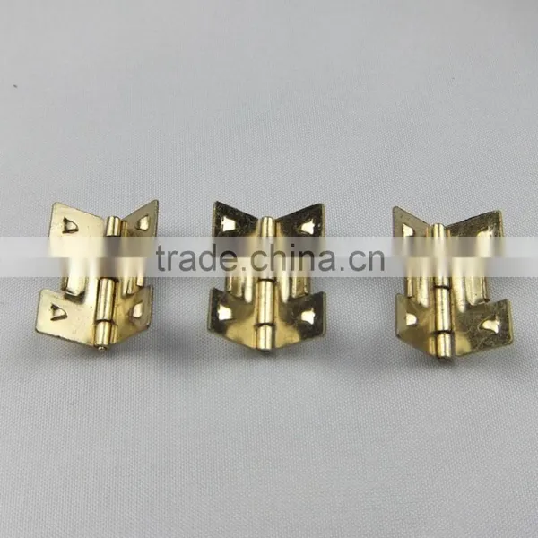 Small Yellow Zinc Jewellery Box Concealed Hinge photo-2