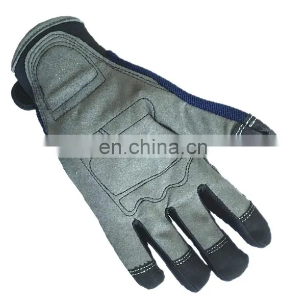 Best Quality Industrial Construction Synthetic Leather Mechanic Work Hand Gloves Safety Welding Gloves photo-5