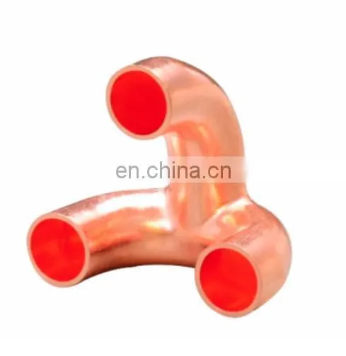 Copper fitting Reducing Tee (CXCXC) for Refrigeration