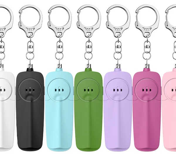 New Female Anti Wolf and Self-defense Tool Flashlight Keychain Outdoor Personal Alarm(wechat:13510231336)