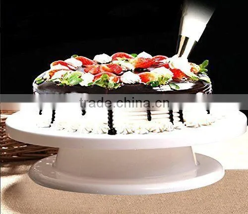 11" Plastic Cake Decorating Turntable photo-2