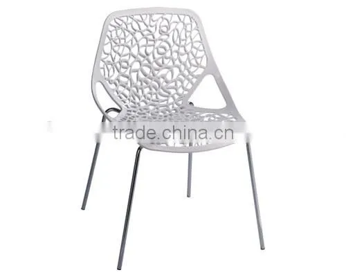 Restaurant Furniture Lovie Side Chair Plastic ABS Dining Chair photo-3