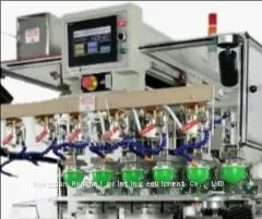 Hongmei Six Color Conveyor Belt Pad Printing Machine Game Handle Precision Color Environmental Protection Oil Basin Plastic Marking Machine photo-2