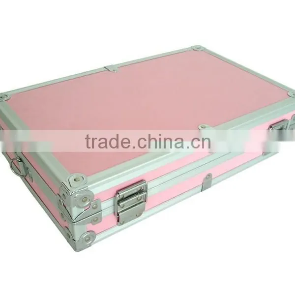 Pink Aluminum Briefcase Storgae Tool Box photo-3