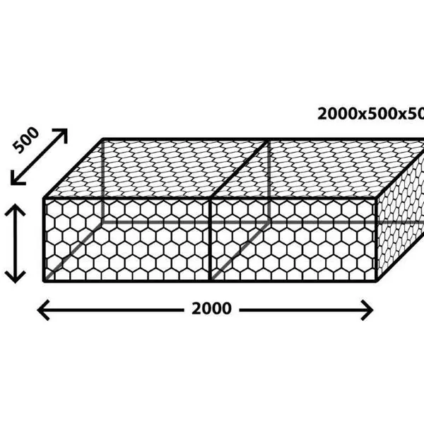 Gabion Cage Box for Earthwork River Landslide Protection Factory Direct