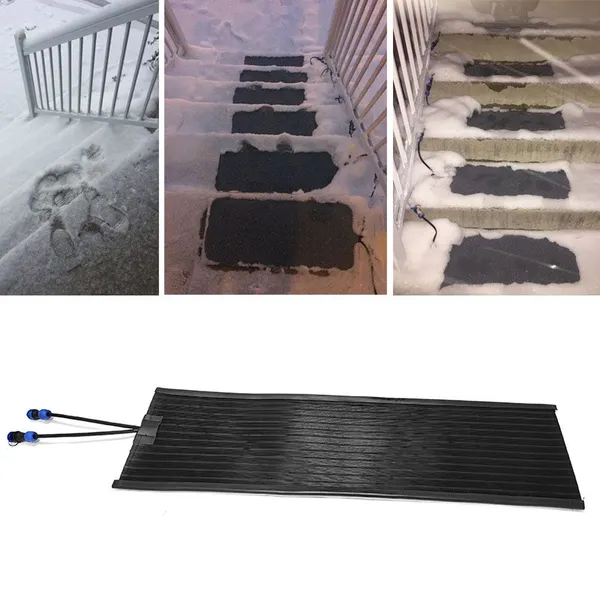 Snow Melting Pad System Heated Walkway Mat Outdoor Flooring Snow Melting Heating Cable With Plug photo-5