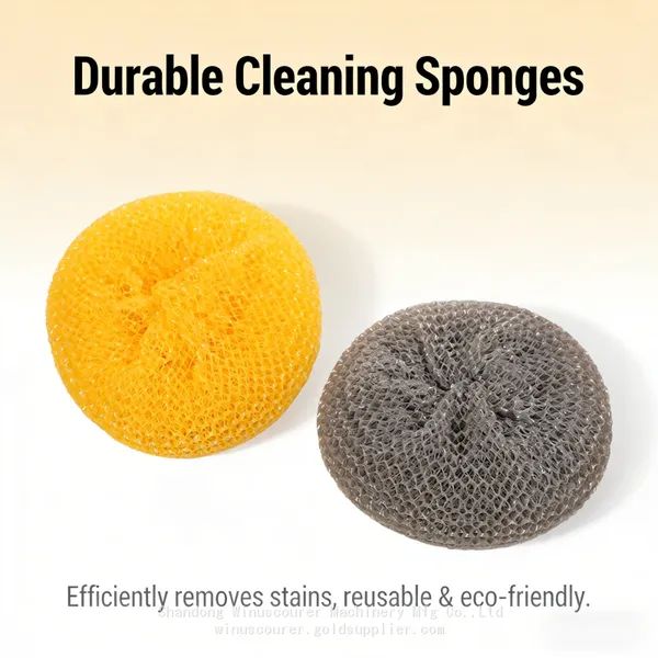 No-Scratch Plastic Scouring Balls - Safe for Dishes, Sinks & Kitchen Surfaces
